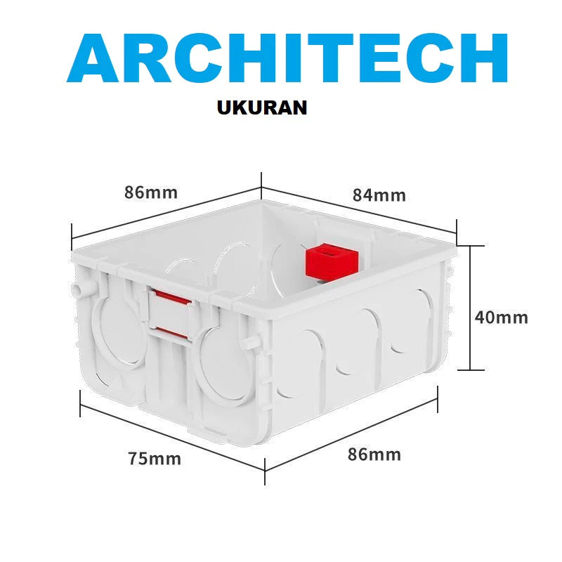 ARCHITECH INBOWDUS IB-DUS 06 Tebal Inbow Dus untuk Saklar Stop Kontak