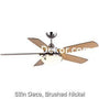52in Deco, Brushed Nickel