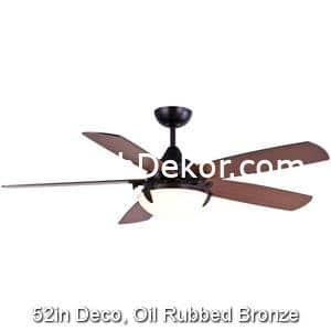 52in Deco, Oil Rubbed Bronze