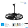Kipas Plafon 20 Inch Mini Ecolux IP65 Waterproof – DC Motor Hemat Energi + Remote Control - RumahDekor.com