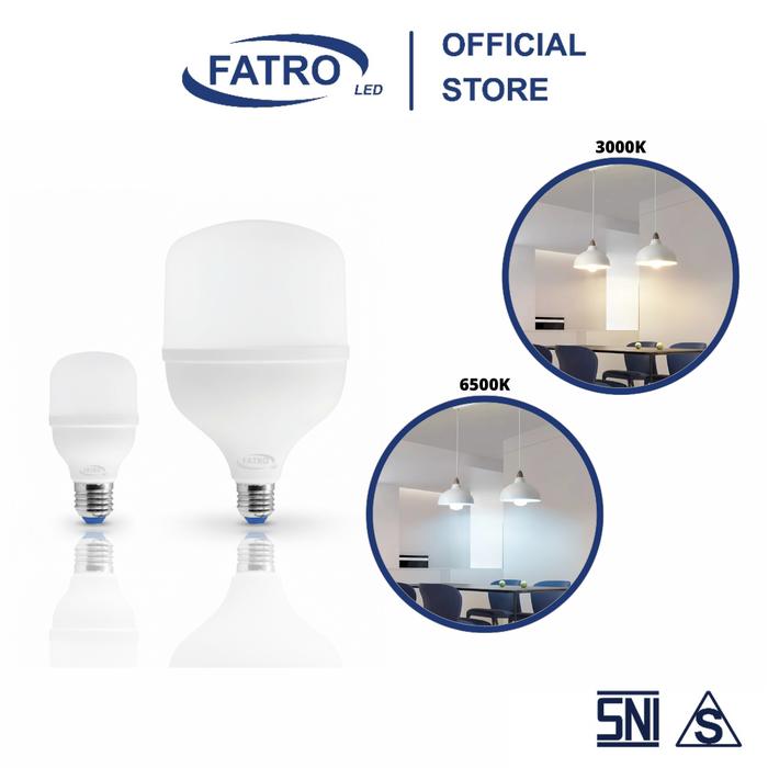 FATRO Bohlam LED Bulb PANDA | 4W 8W 16W 20W 30W 40W 50W | Warm White 3000K & Cool Daylight 6500K - RumahDekor.com