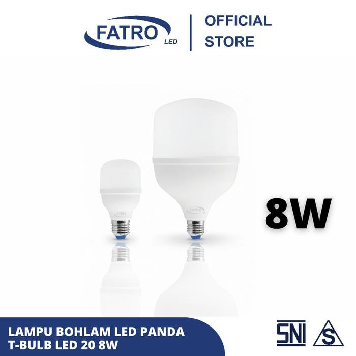 FATRO Bohlam LED Bulb PANDA | 4W 8W 16W 20W 30W 40W 50W | Warm White 3000K & Cool Daylight 6500K - RumahDekor.com