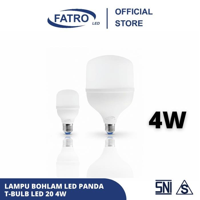 FATRO Bohlam LED Bulb PANDA | 4W 8W 16W 20W 30W 40W 50W | Warm White 3000K & Cool Daylight 6500K - RumahDekor.com