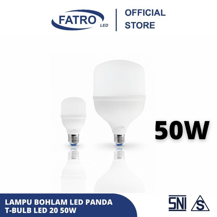 FATRO Bohlam LED Bulb PANDA | 4W 8W 16W 20W 30W 40W 50W | Warm White 3000K & Cool Daylight 6500K - RumahDekor.com