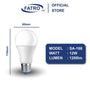 FATRO Lampu LED PANDA 12W–25W | Bohlam LED Super Terang Hemat Listrik | Lampu Rumah Kantor - RumahDekor.com