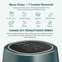 FLIFE AF45-700LB Digital Air Fryer 4.5L - Super Low Watt - RumahDekor.com