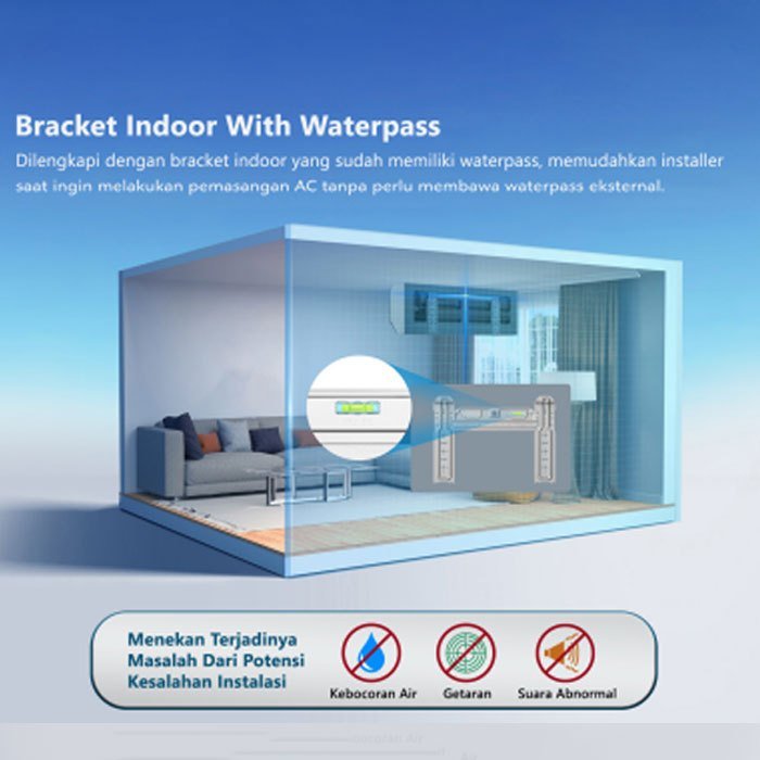 Flife Gree AC Split Standard FLOO Series AC proyek berkualitas, 0,5PK, 0,75PK,1PK, 1,5PK, 2PK - RumahDekor.com