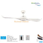 Kipas Angin Plafon Ecolux AKASIA 52 Inch – Ceiling Fan Gantung Elegan, Motor Kuat & Hemat Listrik - RumahDekor.com
