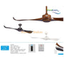 Kipas Angin Plafon Ecolux AKASIA 52 Inch – Ceiling Fan Gantung Elegan, Motor Kuat & Hemat Listrik - RumahDekor.com