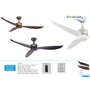 Kipas Plafon Ecolux DAHLIA 46 / 52 Inch – Motor Full Tembaga, Angin Kencang, Suara Halus, Hemat Daya - RumahDekor.com