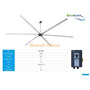 Kipas Plafon Industrial Ecolux HVLS – Super Large Fan, Airflow Maksimal untuk Gudang & Pabrik - RumahDekor.com