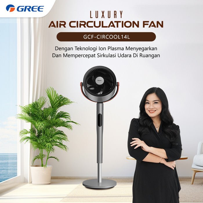 Luxury Air Circulation Fan dengan Teknologi Ion Plasma, Kipas Angin Mewah Gree GCF CIRCOOL14L - RumahDekor.com