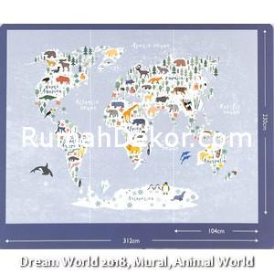 Dream World 2018, Mural, Animal World