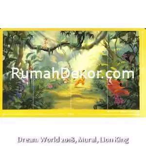 Dream World 2018, Mural, Lion King