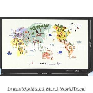 Dream World 2018, Mural, World Travel