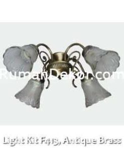 Light Kit F413, Antique Brass