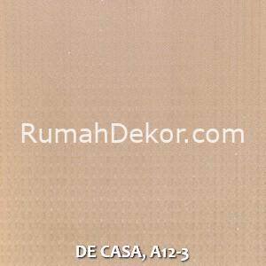 DE CASA, A12-3