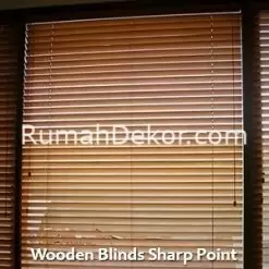 Wooden Blinds Sharp Point