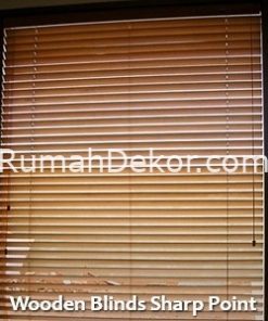 Wooden Blinds Sharp Point