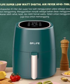 Alternative view of FLIFE AF45-700LB Digital Air Fryer 4.5L - Super Low Watt