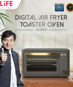 FLIFE OV24ED Digital Air Fryer Toaster Oven 24L - 8 in 1 Function